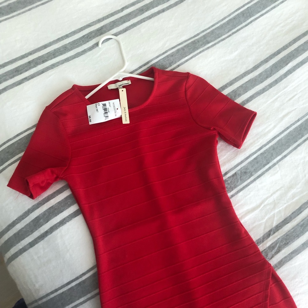 June and Hudson Red Dress